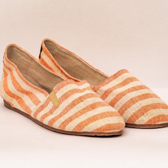 Orange and White