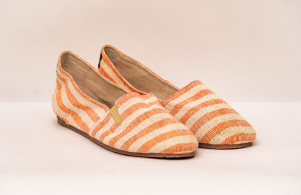 Orange and White